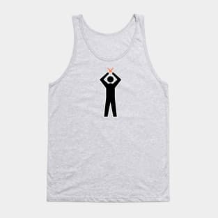 Airplane Marshaller STOP Signal Tank Top